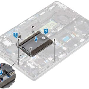 Deal4GO SATA Hard Drive Cable 78RF8 XY5F7 w/ 2.5" HDD Bracket Caddy ND8N9 5P11T for Dell Latitude 15 5510 5511 5500 5501 5502 5505 Precision 15 3540 3541 3542 3550 3551