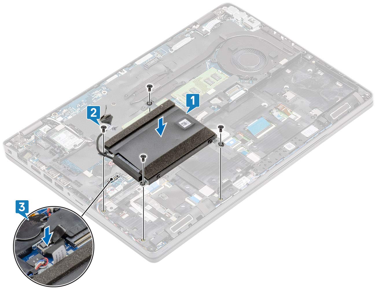 Deal4GO SATA Hard Drive Cable 78RF8 XY5F7 w/ 2.5" HDD Bracket Caddy ND8N9 5P11T for Dell Latitude 15 5510 5511 5500 5501 5502 5505 Precision 15 3540 3541 3542 3550 3551