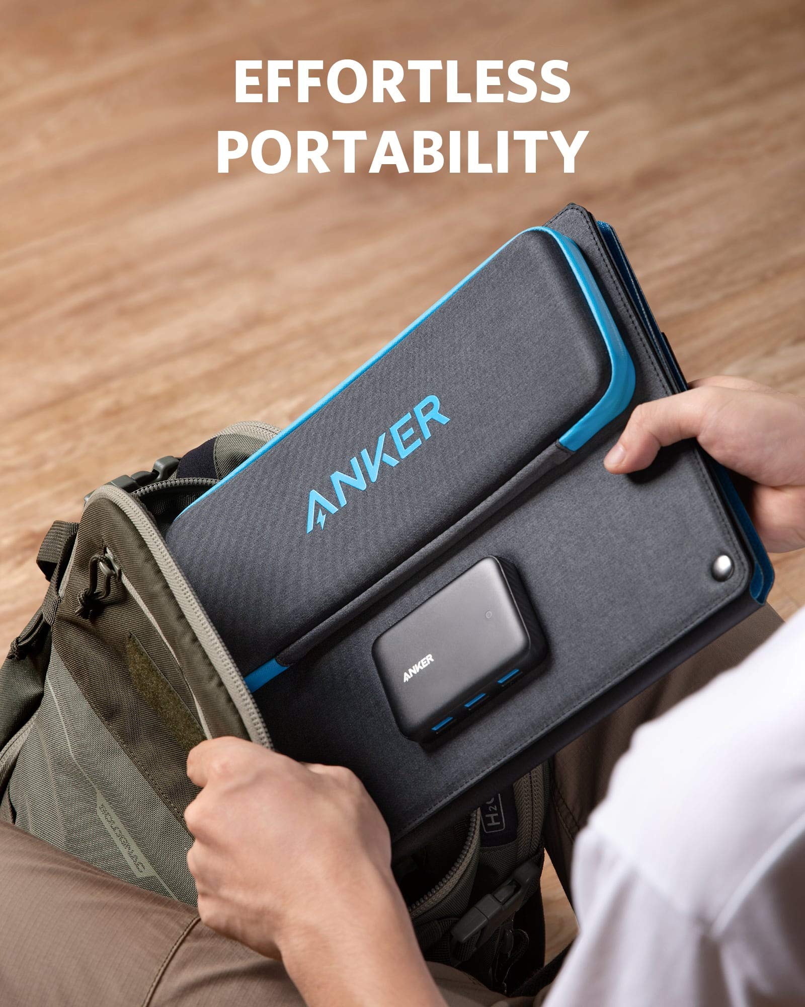 Solar Charger, Anker 24W 3-Port USB Portable Solar Charger with Foldable CIGS Panel for Camping, PowerPort Solar for iPhone 12/SE/11/XS Max/XR/X/8, iPad, Samsung Galaxy S20/S10/S9/S8, and More