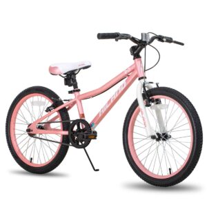 hiland 20 inch kids' bicycles mountain bike for boys, girls 6+ years old, single speed kids bicycles with dual handbrakes, multiple colors child bike