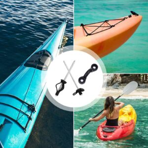 CLIO 10 Pcs Kayak Pad Eyes Kit with 20 Tri-Grip Rivet Kit for Kayaks