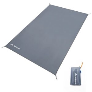 BISINNA Waterproof Camping Tarp Mutifunctional Tent Footprint, Groundsheet Picnic and Beach Mat with Carrying Storage Bag for Picnic, Hiking,Backpacking,Hammock