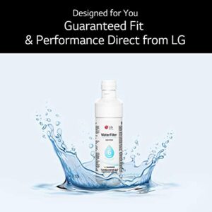 LG LT800P3 6-Month / 200 Gallon Replacement Refrigerator Water Filter, 3 Count (Pack of 1), White