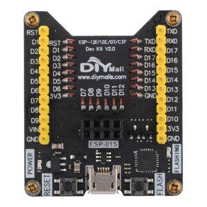 wishiot esp8266 burning fixture development board micro usb port onboard cp2102 chip support esp-01s esp-07 esp-07s esp-12e esp-12f esp-12s esp-c2 easy programer