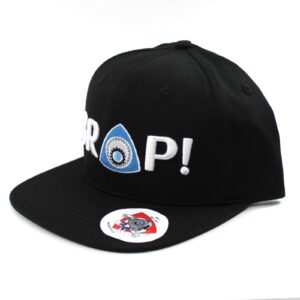 BRAP! Baseball Cap - Flat Brim Black Hat for Wankel Rotary Fans