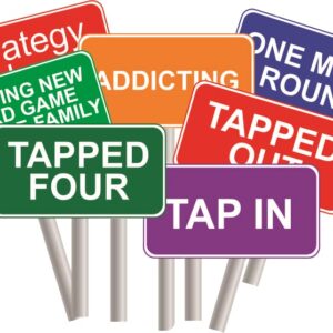 Tapped Four Card Game, 2 to 8 Players - Strategy, Luck, Laughter, Nonstop Fun for Family and Friends