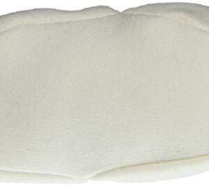 Burt's Bees Baby Baby Booties, Organic Cotton Adjustable Infant Shoes Slipper Sock, Eggshell White, 6-9 Months