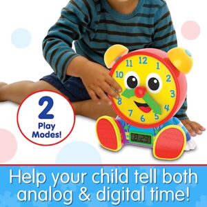 The Learning Journey - Telly Jr. Teaching Time Clock - Primary Color - Telling Time Teaching Clock - Toddler Toys & Gifts for Boys & Girls Ages 3 Years and Up - Award Winning Toys