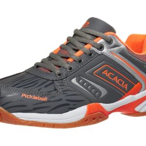 ACACIA HYPERSHOT Pickleball Shoes Grey/Orange, 8