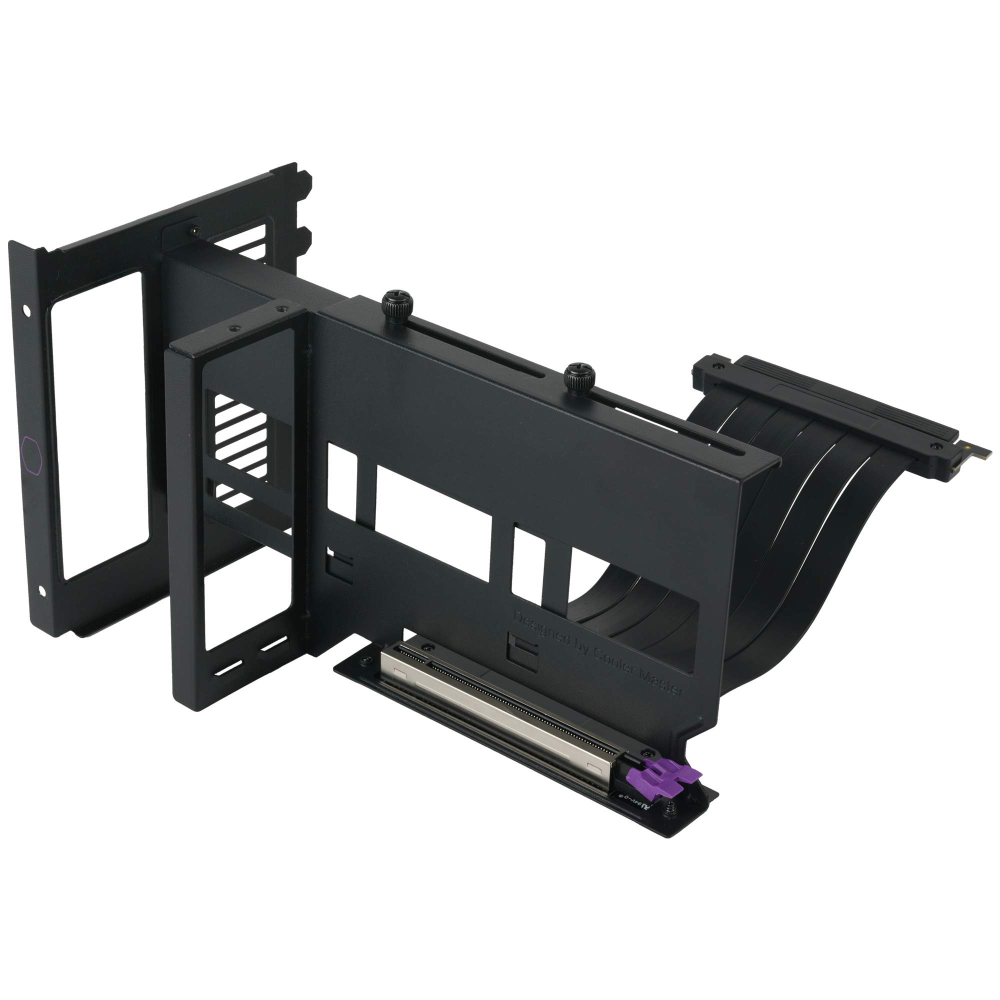 Cooler Master MasterAccessory Vertical GPU Card Holder Kit V2, Premium Riser Cable PCI-E 3.0 x16-165mm, Adjustable Length for E-ATX|ATX Cases (MCA-U000R-KFVK01)