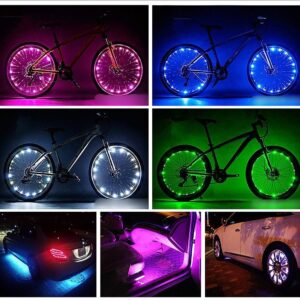 Iyicuus Battery Powered LED Strip Lights, 9.8ft 24-Keys Remote Controlled, DIY Indoor and Outdoor Decoration. (1)