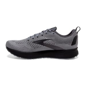 Brooks Men's Revel 4 Running Shoe - Grey/Blackened Pearl/Black - 8.5