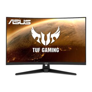 asus tuf gaming vg328h1b 32” curved monitor, 1080p full hd, 165hz (supports 144hz), extreme low motion blur, adaptive-sync, freesync premium, 1ms, eye care, hdmi d-sub (renewed)