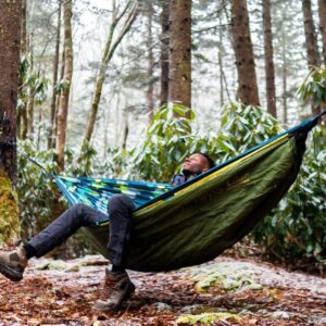 ENO Ember UnderQuilt - Protective and Warm Hammock Quilt with Recycled Synthetic Insulation - for Camping, Hiking, Backpacking, Festival, Travel, or The Beach - Pacific