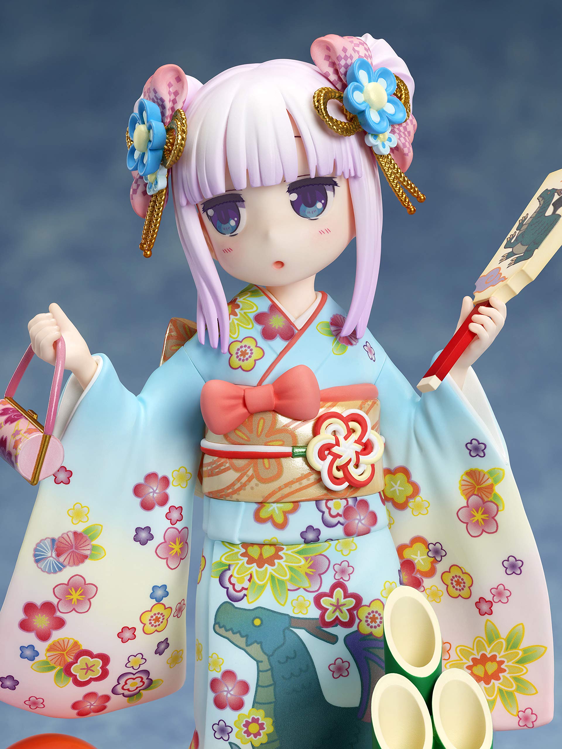 Furyu Miss Kobayashi's Dragon Maid: Kanna (Finest Kimono Version) 1:7 Scale PVC Figure, Multicolor