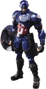 marvel universe captain america variant bring arts action figure, multicolor