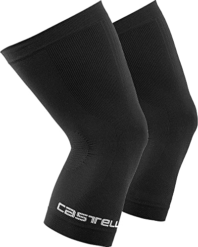 castelli Pro Seamless Knee Warmer, Leg Warmer Unisex Adult, Unisex_Adult, 4520584, Black, L/XL