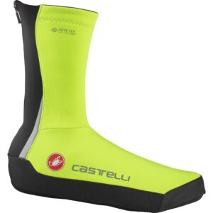 castelli Intenso Ul Shoecover Unisex Cycling Shoe Cover - Adult, Yellow Fluo, M