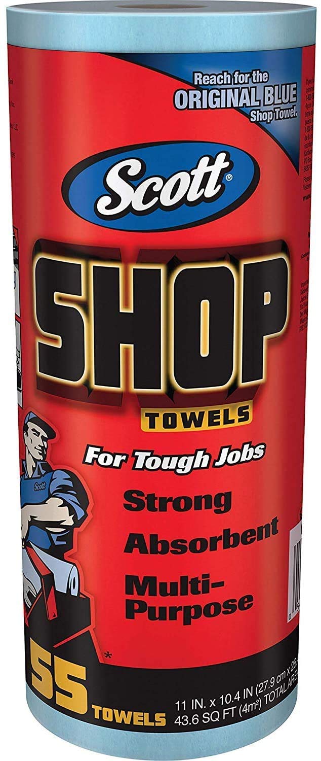 Scott 75130-4PK Shop Towels, 55 Towels - Pack of 4