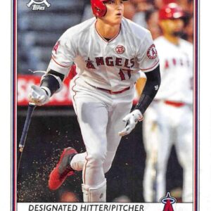 2020 Topps Big League Baseball #28 Shohei Ohtani Los Angeles Angels Official MLB Trading Card From The Topps Company