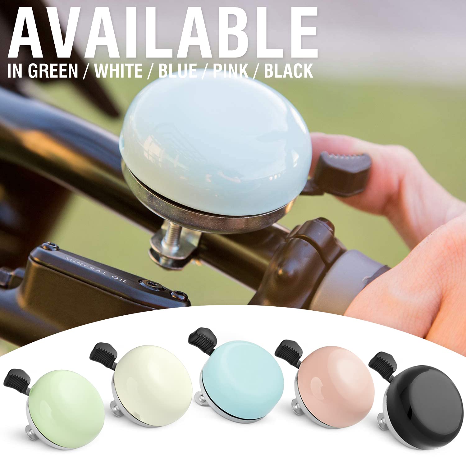 Marque Beach Cruiser Bike Bell (Blue)