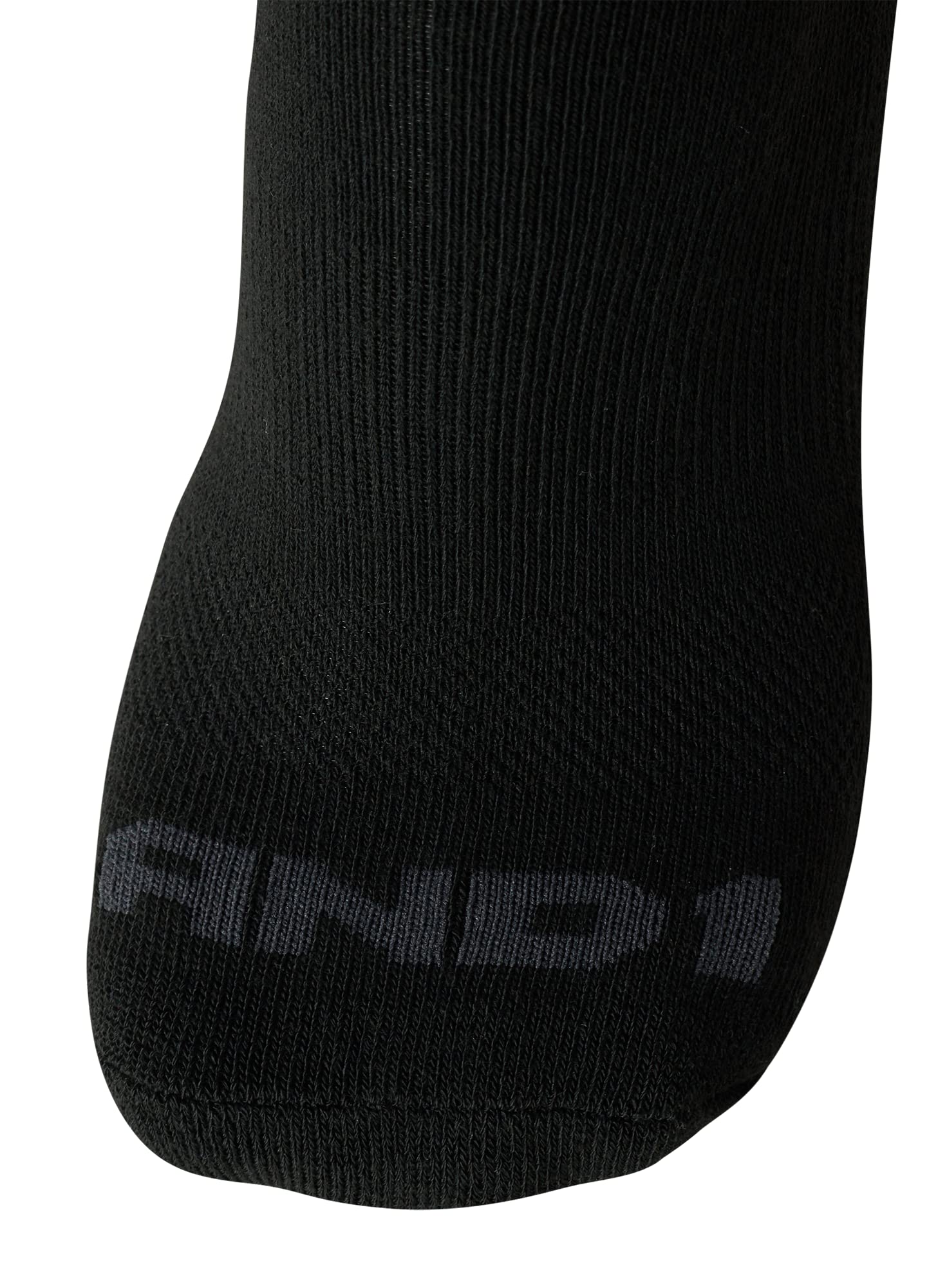 AND1 Men's Athletic Arch Compression Cushion Comfort Crew Socks (12 Pack), Size 6-12.5, BlackGray