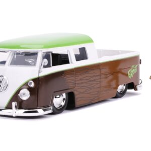 Marvel Guardians of The Galaxy 1:24 Volkswagen Bus Die-Cast Car & 2.75" Groot Figure, Toys for Kids and Adults