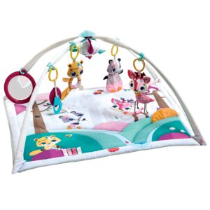 gymini deluxe activity gym play mat, tiny princess tales