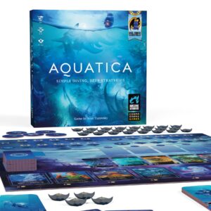 Aquatica | Board Game | Strategy Game for Teens and Adults | Family Game Night | Entertainment | Ages 14+ | 1-4 Players | 60 Minutes Playtime