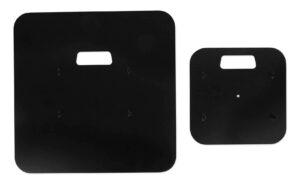 rockville top+bottom black totem plates to make rtp32w/rtp82w stands