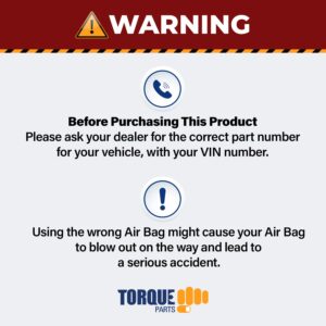 2 pack of TORQUE Air Spring Bag for Freightliner Trucks (Replaces Freightliner 16-13810-000, 1613810000, Firestone 9780, 8537, W01-358-9780, 1R12-189, 1R12-303) (2 x TR9780)