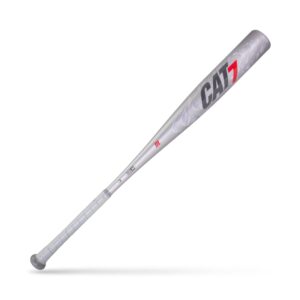 marucci cat7 silver -3 bbcor baseball bat, 2 5/8" barrel, 34"/ 31 oz