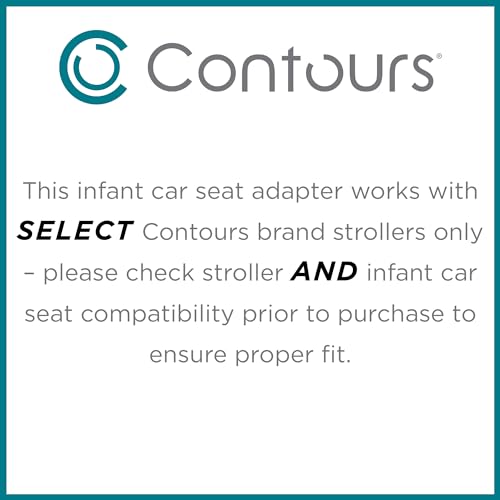 Contours Element Infant Car Seat Adapter - Compatible with Multiple Infant Car Seat Brands - Exclusively for Contours Element Stroller