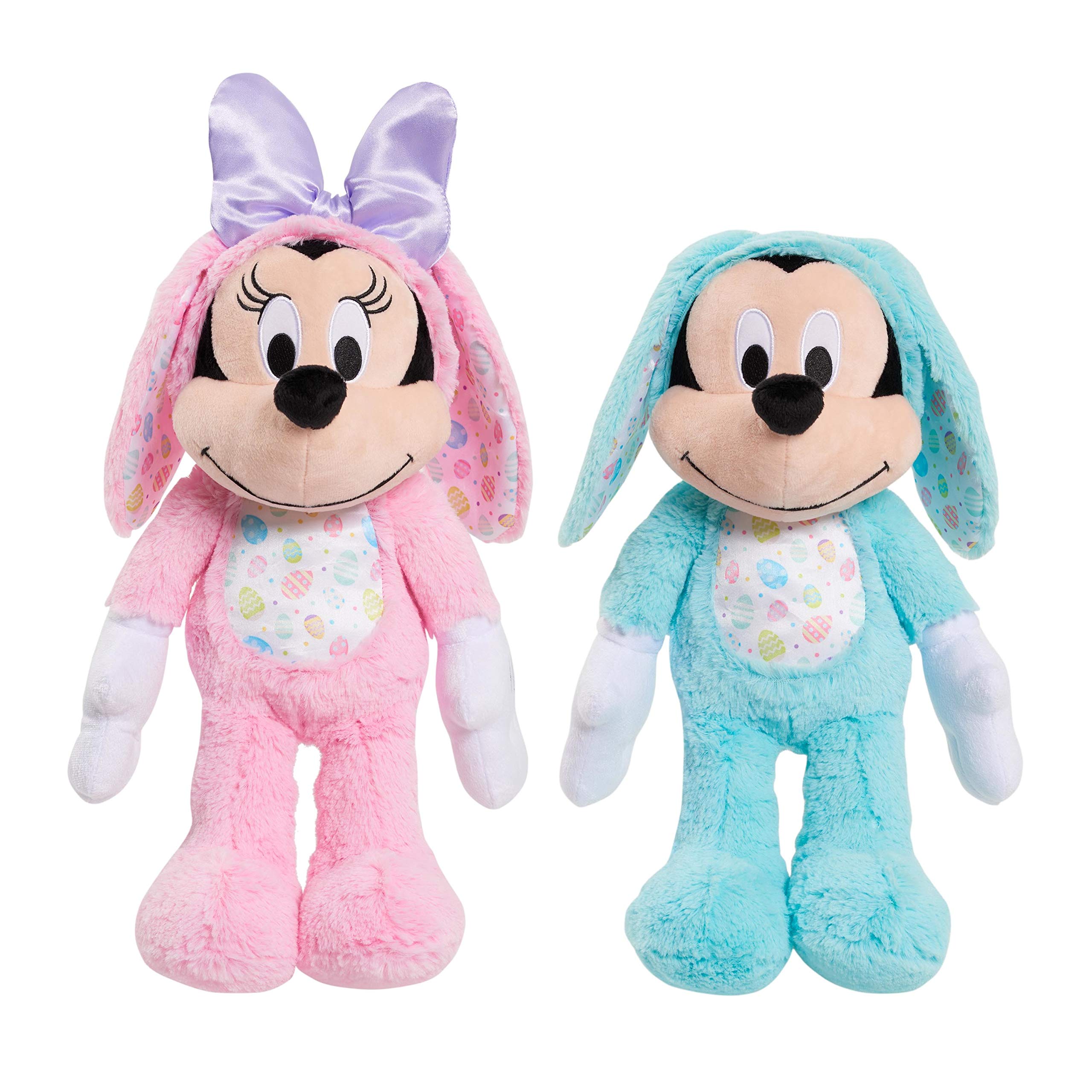 Disney Easter Bunny Large Plush Minnie Mouse, Officially Licensed Kids Toys for Ages 2 Up by Just Play