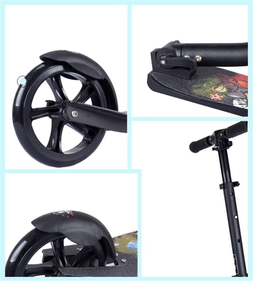 XBSLJ Kick Scooter, Scooters for Kids Adult Kick Scooter Folding Scooter Adjustable Smooth Pro Push Urban Scooters City Big Kids Boys Girls