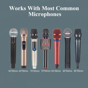 Fielect Microphone Cover Sponge Foam Mic Cover Handheld Microphone Windscreen Shield Protection Mic Foam Filter Cover White for Karaoke DJ, KTV, Broadcasting