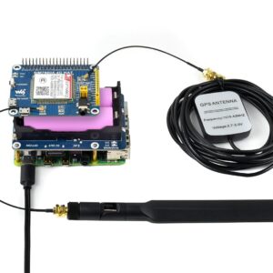 Waveshare UPS HAT for Raspberry Pi 5/4B, 5V Uninterruptible Power Supply Charge and Power Output at The Same Time