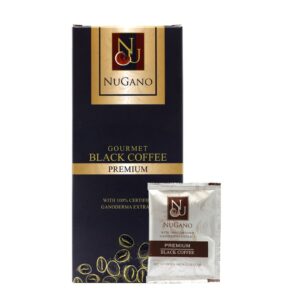 Express Shipping 4 Boxes Nugano Premium Black Coffee with 100% Certified Ganoderma Lucidium Extract