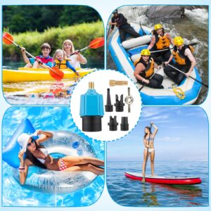 Inflatable SUP Pump Valve Adapter Set- Standard Air Valve Adapter and Nozzle Air Pump Converter for Kayaking Surfboard Inflatable Bed