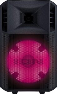 ion audio - powerglow 10" 200w 2-way pa bluetooth speaker with built-in battery - black