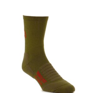 Farm to Feet Standard 2007 Unisex Harpens Ferry Light Targeted Cushion Lightweight 3/4 Crew Socks, Winter Moss, Large