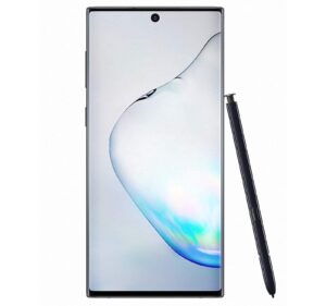 samsung galaxy note 10 sm-n970f/ds 256gb 8gb ram (factory unlocked) 6.3" (gsm only, no cdma) - international version (aura black) (renewed)