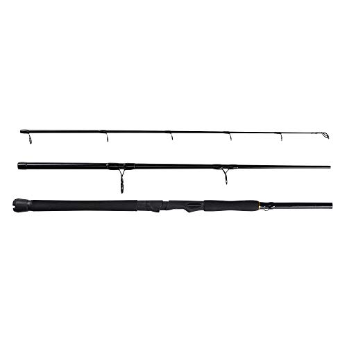 PENN 7’ Battle III Fishing Rod and Reel Spinning Combo, 7’, 3 Graphite Composite Fishing Rod with 6 Reel, Durable, Break Resistant and Lightweight, 6000 Reel Size - 7' - Medium Heavy - 3pc, Black/Gold