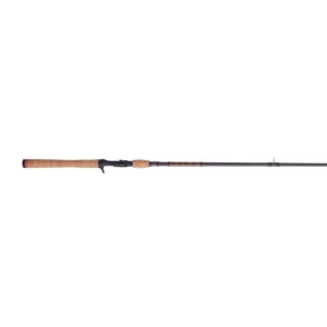 PENN Squadron III 7’ Inshore Casting Rod; 1-Piece Fishing Rod, 10-17lb Line Rating, Medium Rod Power, Fast Action, 1/4-1 oz. Lure Rating, titanium/red/gold