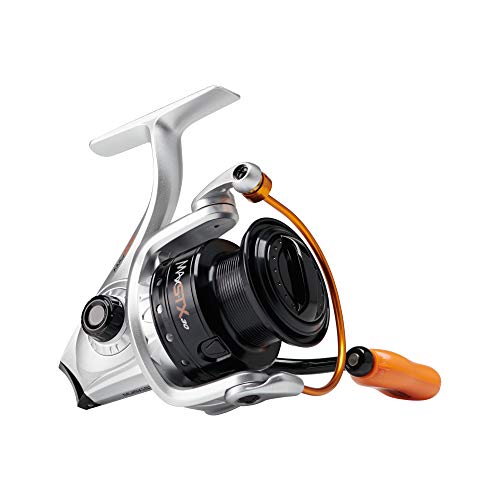 Abu Garcia Max STX SP20 Spinning Reel, Size 20 (1523240), 5 Ball Bearings + 1 Roller Bearing, Felt Front Drag, Max of 14lb | 6.4kg, Orange