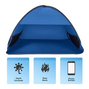 Beach Canopy, Portable Sun Shade Canopy Beach Sunbathing Personal Sun Protection Quick Installation for 1 People