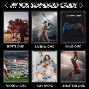 1000 Counts Card Sleeves Top Loaders for Trading Cards, Penny Soft Sleeves Baseball Card Sleeves Protectors Fit for Sports Cards, Football, MTG, Yugioh Card