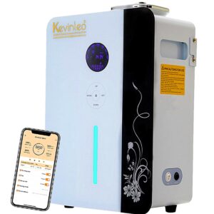 kevinleo smart scent machine wifi for 7,500 sq.ft area | 800ml hvac scent diffuser waterless for home spa hotel long lasting/strong smell | cold-air essential oil diffuser for large room commercial