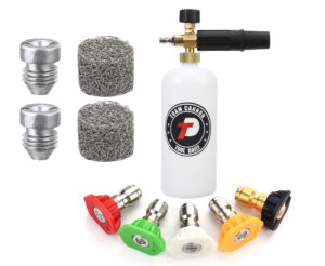 tool daily foam cannon with 1/4 inch quick connector, 1.1 mm orifice for foam cannon and foam maker