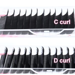 NAGARAKU Easy Fan Mega Volume Eyelash Extensions 0.03 D curl 13-15-17mm Mix Self Blooming Rapid Automatic Flower 3 Layers Soft Pre-glued Lashes